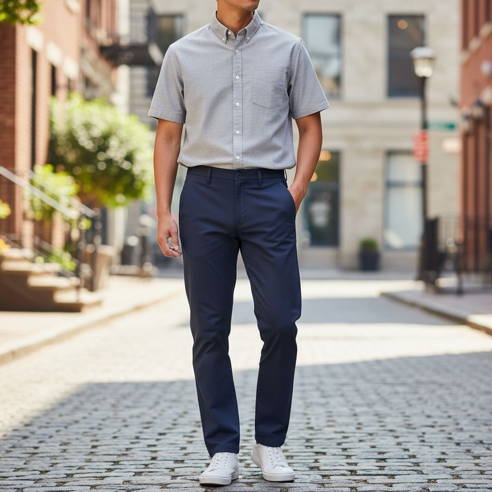 Birddogs Pants Mens Blue Chino Lined For Your Boomstick